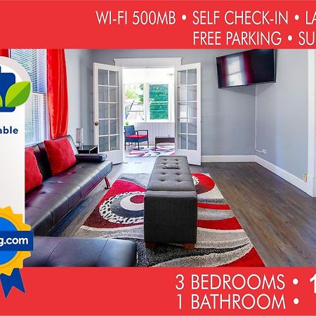 The Rubi Lounge - Spacious Brooklyn Centre Modern Escape Near Downtown With Parking, 300Mb Wifi & Self Check-In Cleveland Exterior foto