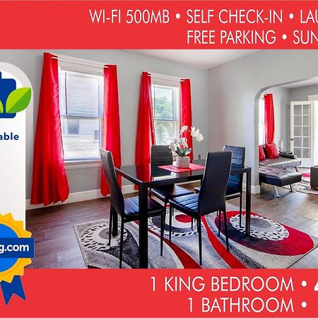The Rubi Lounge - Spacious Brooklyn Centre Modern Escape Near Downtown With Parking, 300Mb Wifi & Self Check-In Cleveland Exterior foto