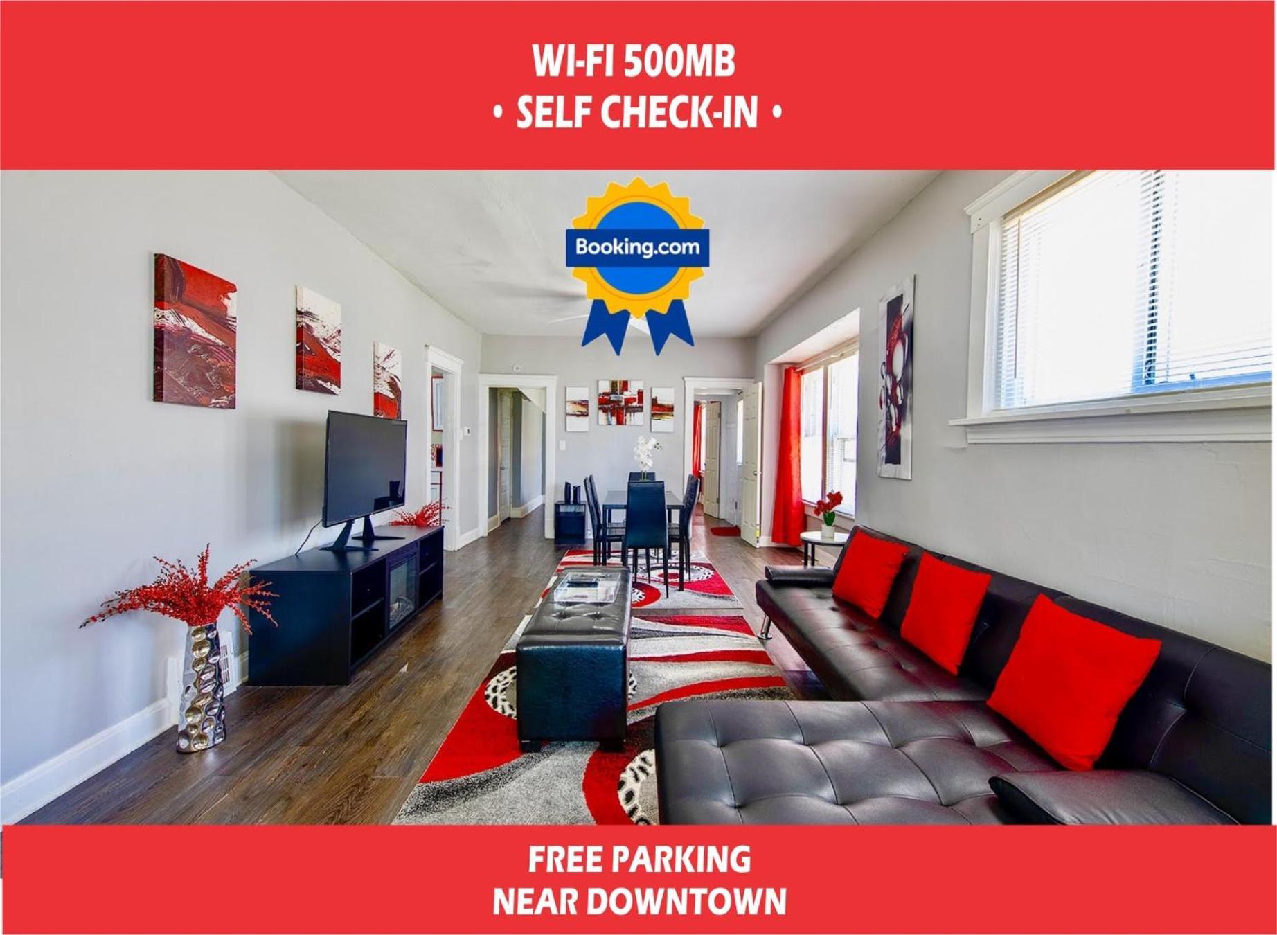 The Rubi Lounge - Spacious Brooklyn Centre Modern Escape Near Downtown With Parking, 300Mb Wifi & Self Check-In Cleveland Exterior foto